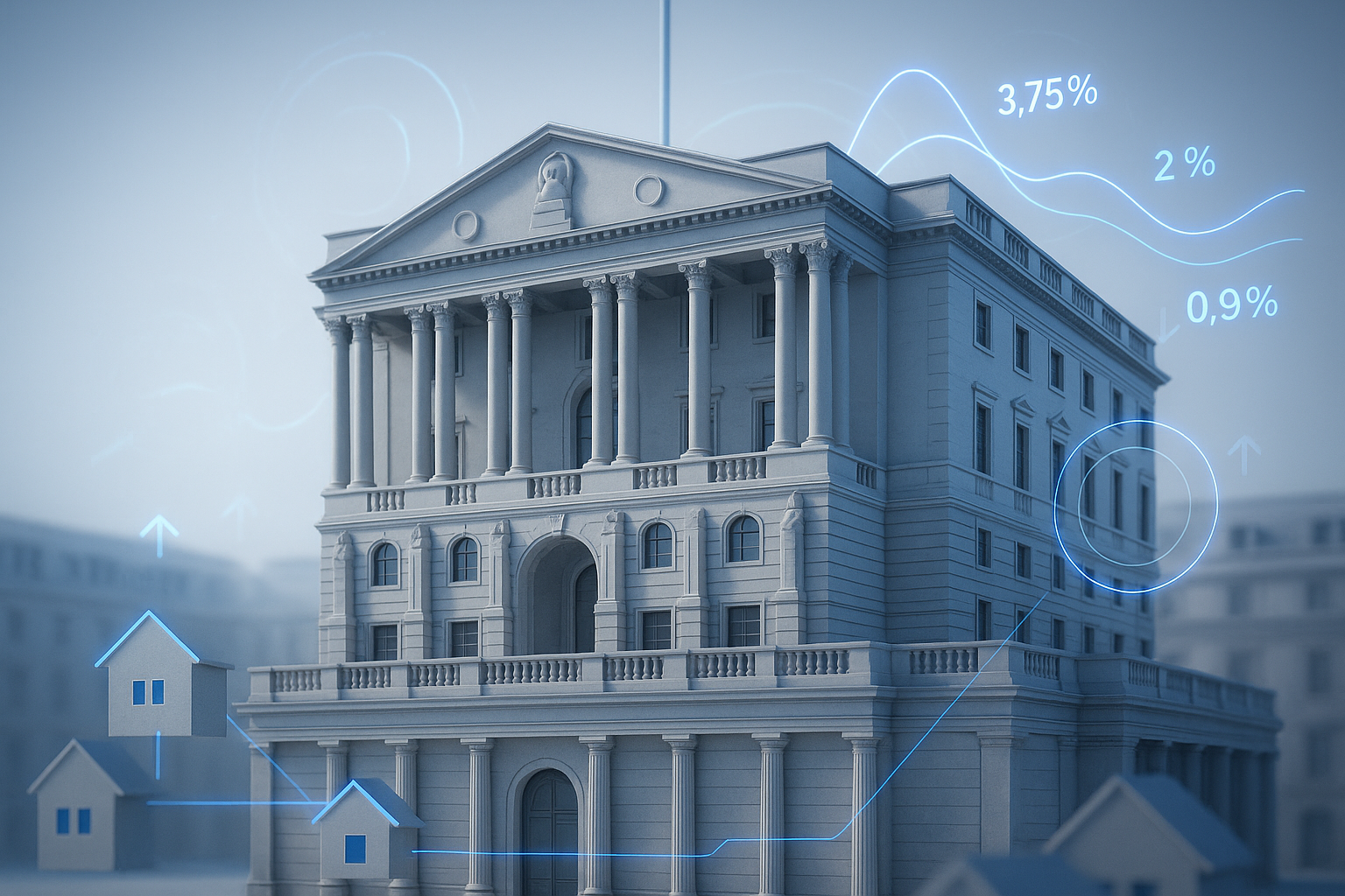 Bank of England holds base at 3.75%