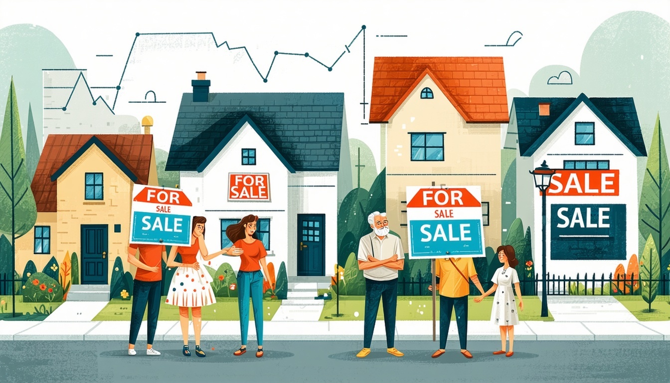 Housing market faces challenges as asking prices drop significantly