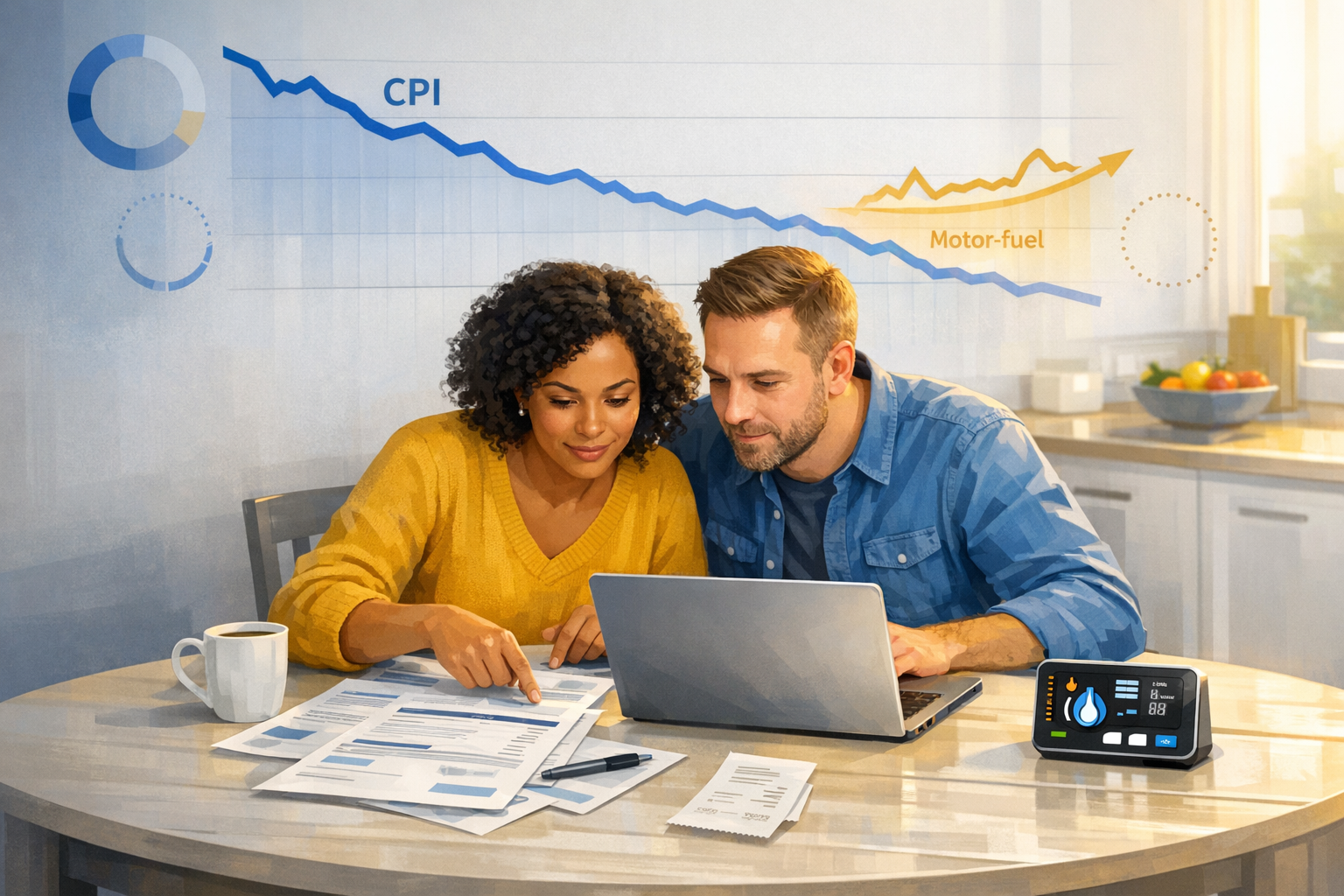 Inflation eases as energy bills fall, but further price pressure expected